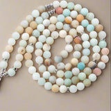 Tranquil 108 Amazonite Mala Necklace
