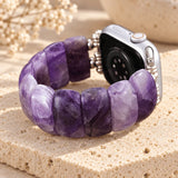 amathyst Apple watch band beaded for women Stretchable