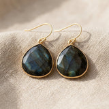 Labradorite tone Earrings - Moon Dance Charms
