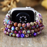 beaded Apple watch band for women