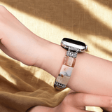 Agate Apple Watch bandje vrouw – Natuurlijke stenen band - Moon Dance Charms