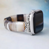 Agate Apple Watch bandje vrouw – Natuurlijke stenen band - Moon Dance Charms