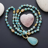Collier en Cristal d'Amazonite - Charms Danse de Lune
