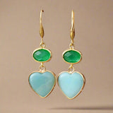 Boucles d'oreilles Amazonite - Moon Dance Charms