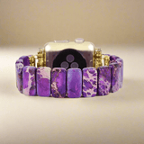Apple Watch Band With Beads | Stretchable - Purple For Women