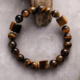 Aurora Tijgeroog Kralen Armband - Moon Dance Charms