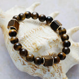 Aurora Tijgeroog Kralen Armband - Moon Dance Charms