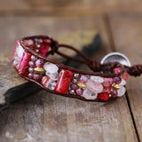 Bracciale Bliss con pietra di Jaspers imperiale - Ciondoli della danza della luna