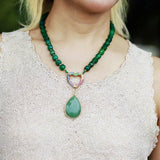 Collar de Cristal de Obsidiana Negra - Encantos de Danza Lunar