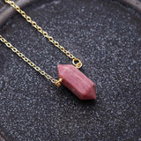Kristallen Pendelketting rhodonite