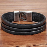 Dubbele Laag Armband Voor Mannen - Maan Dans Charms