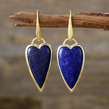 Pendientes colgantes de piedras preciosas de amor eterno - Charms de danza lunar