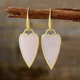 Pendientes colgantes de piedras preciosas de amor eterno - Charms de danza lunar