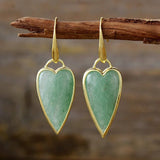 Pendientes colgantes de piedras preciosas de amor eterno - Charms de danza lunar