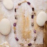 Ethereal Harmony Gemstone Necklace - Moon Dance Charms