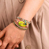 Bracelet Wrap Déesse de la Forêt - Charmes de Danse de la Lune