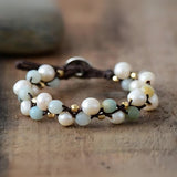 Göttin Süßwasserperlen Armband – Mondtanz Charms