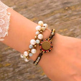 Göttin Süßwasserperlen Armband – Mondtanz Charms