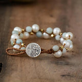 Göttin Süßwasserperlen Armband – Mondtanz Charms