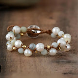 Göttin Süßwasserperlen Armband – Mondtanz Charms