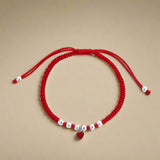 Heart Charm Red Thread Bracelet - Moon Dance Charms