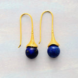 Intense Lapis Energy Earrings - Moon Dance Charms