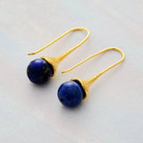 Intense Lapis Energy Earrings - Moon Dance Charms