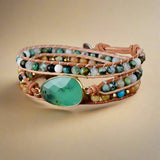 Jade Joy Wrap Bracelet - Moon Dance Charms