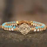 Lotus Charm Beaded Bracelet - Moon Dance Charms