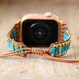 Boheemse Apple Watch Band Blauw - Moon Dance Charms