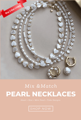Mix and Match Pearl and shell Necklaces - Moon Dance Charms