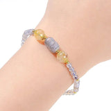Moonstone and Quartz Pixiu Bracelet For Luck - Moon Dance Charms