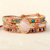 Meervoudige Streng Wikkelarmband - Moon Dance Charms