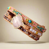 Meervoudige Streng Wikkelarmband - Moon Dance Charms