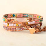 Meervoudige Streng Wikkelarmband - Moon Dance Charms