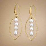 Boucles d'oreilles Simplicity en perles d'eau douce