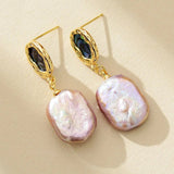 Boucles d'oreilles à tige en perles et coquillages - Moon Dance Charms