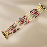 beaded Apple watch band for women Moon Dance Charms