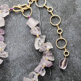 Raw Amethysts Crystal Choker - Moon Dance Charms