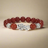 Red Agate Lucky PIXIU Bracelet - Moon Dance Charms