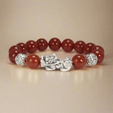 Red Agate Lucky PIXIU Bracelet - Moon Dance Charms