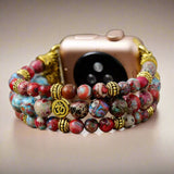 beaded apple watch band for women