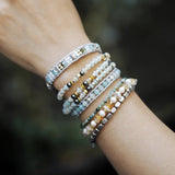 Bracelet en cuir romantique enroulé - Charms Danse de la Lune