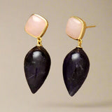 Serenity Amethyst Energie-Ohrringe - Moon Dance Charms