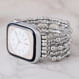 Apple Watch bandje Siveren– stijlvolle kralenband voor vrouwen