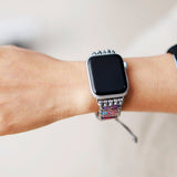 Bracelet Apple Watch Boho Doux - Charms Danse de Lune