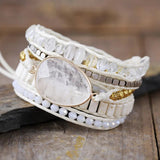 Veganes Wickelarmband handgefertigt - Moon Dance Charms