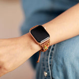 Cinturino per Apple Watch donna Wild Jasper Boho - Ciondoli della danza della luna