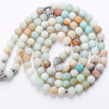 108 Amazonite Mala Necklace - Moon Dance Charms