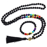 Collier Mala 7 Chakras + Bracelet Gratuit - Moon Dance Charms
